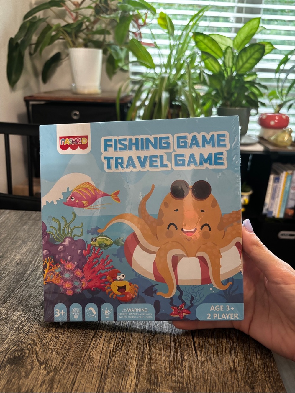 Fishing Travel Game – Blue Kids Magnetic Fishing Set
